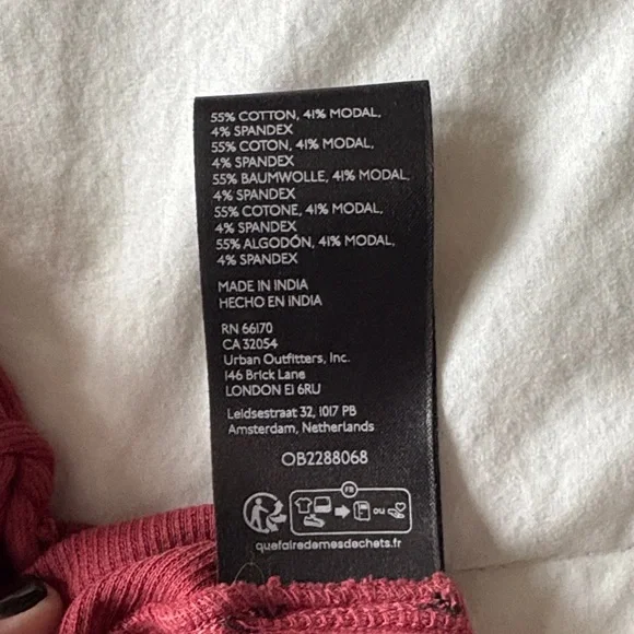 Pilcro Burgundy Ruched Tank Top - Picture 4 of 4